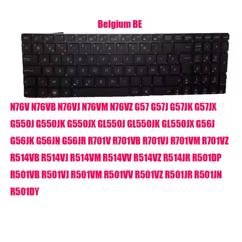 Laptop Keyboard For ASUS N76V N76VB G57 G57J G550J G550JK G56J G56JK R701V R701VB R514VB R514VJ R501