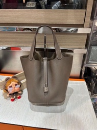 Hermes Picotin 22 Etoupe Stamp D 100%Authentic, 95%New 💎尖沙咀中港城門市
