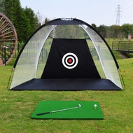 1M 2M Golf Practice Net Tent Golf Hitting Cage GardenGolf Training Equipment Outdoor Indoor Grasslan