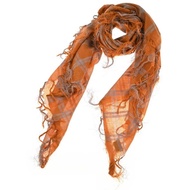 Dries Van Noten Orange Scarf Silver Women