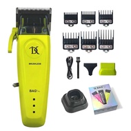 ปัตตาเลี่ยนตัดผมชายมืออาชีพ 2025 DKBAG-078 ชาร์จ USB ใบมีด DLC แบบหยักพร้อมมอเตอร์ไร้แปรงถ่าน 7200 ร