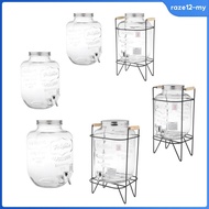 [RazecaMY] Glass Beverage Dispenser Drink Dispenser for Iced Tea, Water