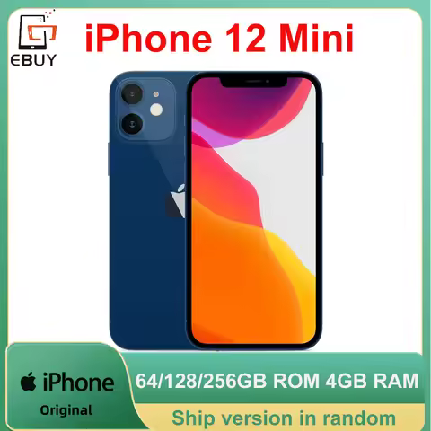 5.4" Apple iPhone 12 Mini Smartphone 4GB RAM 64GB 128GB 256GB ROM Super OLED A14 Face ID NFC Origina
