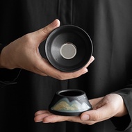 Ceramic Tea Drain Mesh Hand-Painted Glaze Painting Color Tea Filter Tea Filter Tea Filter Tea Filter