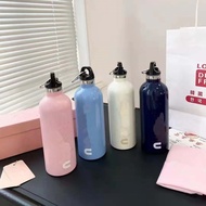 Thermos Cup Sports Bottle Portable Accompanying Pink Can Fitness Yoga Gift Trendy Portable yyyy6.14