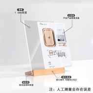 Acrylic Wooden Ordering Card Table Card Table Card Double-Sided Desktop A5 Stand Price Tag A4 Table 