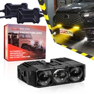 CAROLYN 3-LED Projector Lens 80W IP68 Waterproof Universal Offroad Light yellow/white 2-color HS3