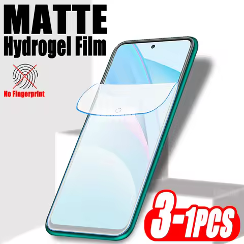 1-3PCS Matte Screen Protector Hydrogel Film For Xiaomi Mi Note 10 T i S 10T Lite Pro 10i 5G 10S 10Pr