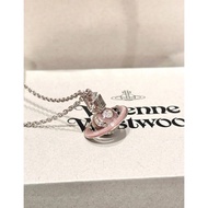 Vivienne Westwood Official Store - New Solid Silver Jewelry - Comes with Gift Box Pink Alpine Earth 