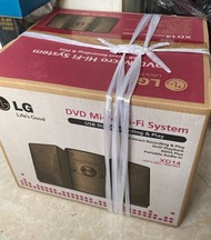 Brand new LG DVD Micro Hi-Fi system 全新DVD Hi-Fi機