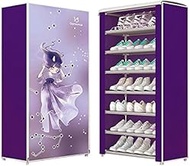 8 Layer Shoe Rack with zipper Nonwoven Fabric Storage Shoes Closet DIY Assembled Stand Holder Space Saver Simple Shoe Cabinet