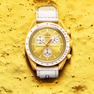 Men's Quartz Moon Watch 42mm Sports Fashion Explore Planet Series Sun Planet Watch [NO BOX]