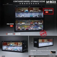 [訂購] 1∶64 場景 麥當勞主題貨櫃箱 展示盒 🈶燈 拼裝場景模型