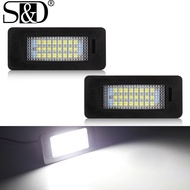 2Pcs Xenon LED Canbus Car Number License Plate Lights 12V For BMW E60 E39 E61 E70 E71 E72 E82 E84 E8