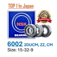 NSK Bearing 6002 ZZ 2DUCM CM (15X32X9) 100% Original