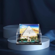 Acrylic Display case with Screw for Lego® Great Pyramid of Giza 21058 (Lego Set is not Included) (wi