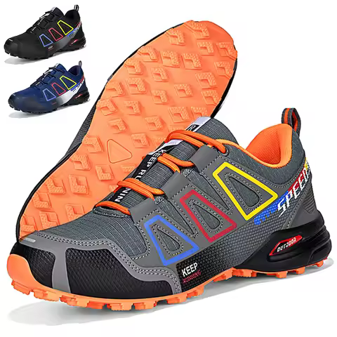 Men Cycling Shoes Outdoor Mountain Cross-Country Cycling Shoes Men Non-Slip Wear-Resistant Cycling T