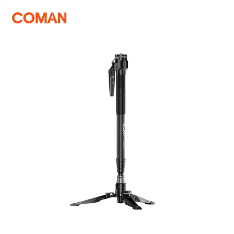 COMAN M1 MINI Monopod COMAN M1 MINI V1 A32 Carbon Fiber Tripod Lightweight Quick Release Plate DSLR 