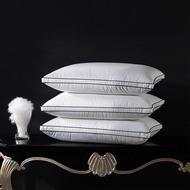 100% Real Goose Feather Down Pillow 95% Fill Power 1200TC - 48x74cm 40x60cm 43x63cm Bed Sleeping Pil