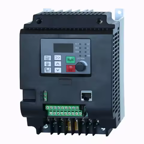 HOT! 0.75KW/1.5KW/2.2KW/ three-phase output 380V 7.5KW VFD Frequency Converter Adjustable Speed NF96