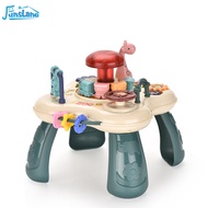 FunsLane Creative Mini Animal Park Game Table Multi-functional Electric Light Music Hand Heat Drum Desktop Game Toys For Kids