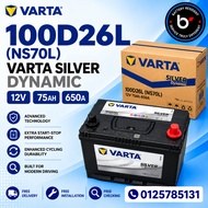 Installation Available 100D26L NS70L Varta Silver Dynamic Car Battery Bateri Kereta CAMRY Vellfire A