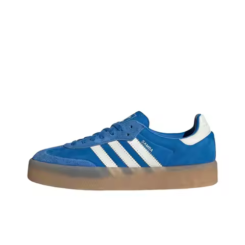 Adidas Originals SAMBAE German Army Trainers Women's Low Top Blue/White JI2743