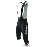 Musim Bunga / Musim Gugur Bjorka Ciclismo 3/4 Bib Hitam Knicker Melindungi Seluar Ketat Lutut Lelaki