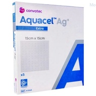 Convatec Aquacel Extra Ag 15cm x 15cm 5's 413568