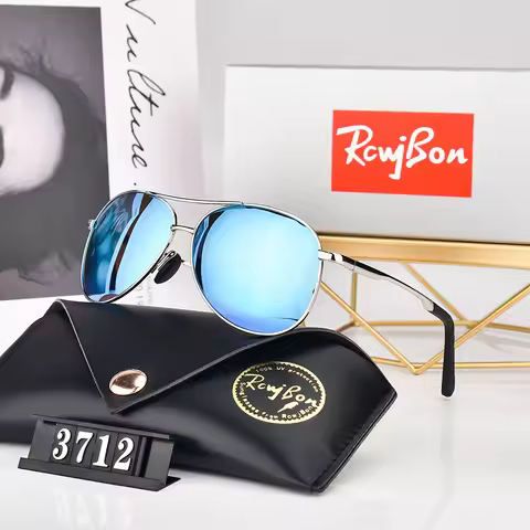 Fashion Brand Alloy Aviators Frame Sunglasses UV400 Polarized Eyewear For Men Women Driving Travel G