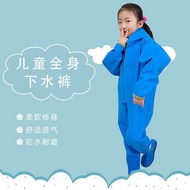 Children's Beachwear Waterproof Waders One-Piece Waterproof Suit Water Play Fishing Waders Full Body