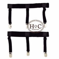 Houseofcuff Shirt Garter Suspender Belt Shirt Puller GARTER ROW STEEL