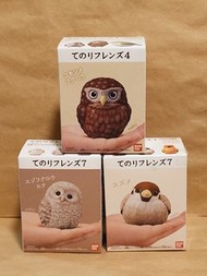 BANDAI 掌上動物 TENORI FRIENDS 貓頭鷹 麻雀