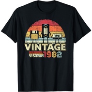 COD Men's 41st Birthday T-Shirt: Born 1982 Retro Streetwear Style Vintage Retro for Men's Graphic T-