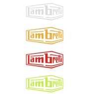 Lambretta V.2 Reflective Sticker