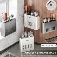 Kitchen Rack Spoon RAck Cultery Rack Holder Sink Rack Wall Mounted Chopsticks Holder Plastic Tablewa