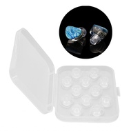 Usihere Silicone Eartips S M L 4 Pairs  Diameter from 4.5mm to 6.5mm Replacement IEM Tips for K374 K