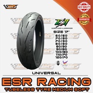 UNIVERSAL ESR RACING TUBELESS TYRE MEDIUM SOFT (17 INCH)