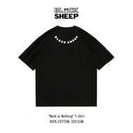 [BLACKSHEEP]320gsm cotton t-shirt for men and women Unisex, loose form, loose sleeves, genuine local