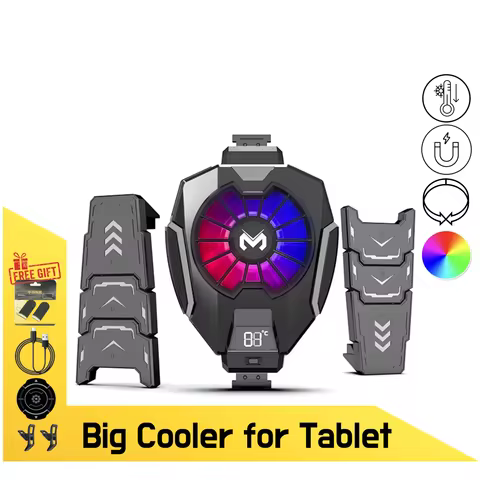 MEMO DL05 Semiconductor Cooler Fast Cooling Low Noise Phone Radiator Cooler for iPad/iPhone Mobile G