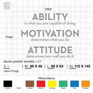 Sticker Cutting Sticker Ability Is Quotes Motivational Glass Wall Sticker Free Shipping Discount