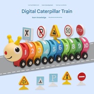 TRAIN SETS - CATERPILLAR TRAIN - TRAIN TOYS - EDUCATIONAL WOODEN TOYS - WOODEN SETS TRAIN - WOODEN T