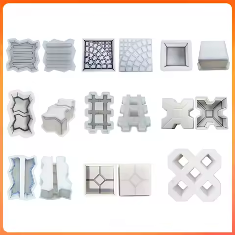Plastic Path Maker Reusable DIY Road Path Paving Brick Mould Garden Path Concrete Brick for Sidewalk