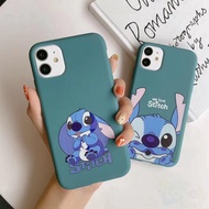 tj7_r49wmk Casing Realme C11 5 5i 5s 3 C2 Cute Cartoon Stitch TPU Soft Phone Case