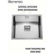 SORENTO S/STEEL KITCHEN SINK SRTKS44040