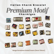 Premium Italian Charm Bracelet - Charmigos F1 Series - Quotes - Charm Bracelet Y2K