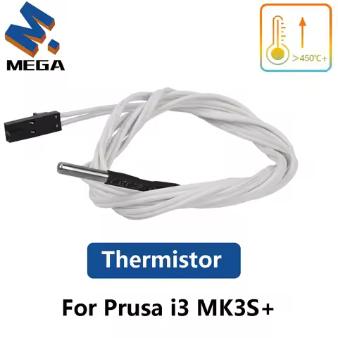 MEGA Thermistor For Prusa I3 MK3S+ 3D Printer Parts Thermal Cartridge 3*12mm Temperature Sensor 100k