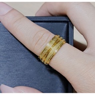 10k saudi gold thick ring-800