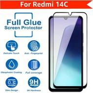 LAYAR TEMPERED GLASS Protector Xiaomi Redmi 14C Full Cover Screen Protector