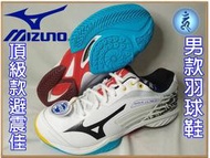 MIZUNO 美津濃 羽球鞋 可當 桌球鞋 排球鞋 WAVE CLAW 2 3E 寬楦 71GA211008 大自在